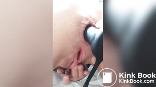 Speculum in her dirty ass