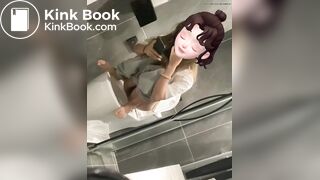 girl pooping in toilet - video 13