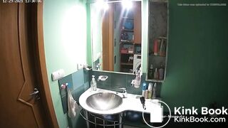Woman pooping in Toilet 184