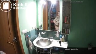 Woman pooping in Toilet 184