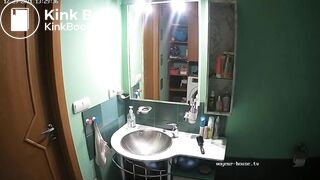 Woman pooping in Toilet 184