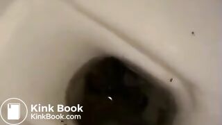 Sexy Anna shitting on toilet