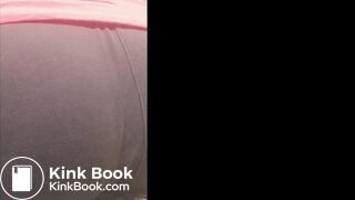 Messy scat in sweatpants and squish