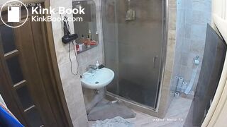 Woman pooping in Toilet 145