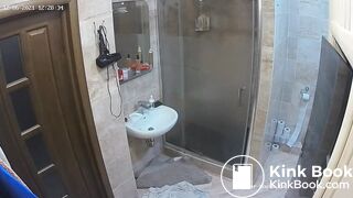 Woman pooping in Toilet 145