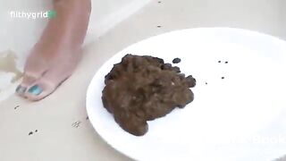 Girl poops on a boat