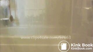 Redhead Shit on Bathtub