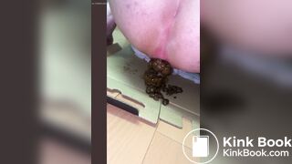 Girl’s huge poop