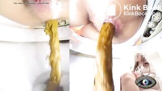Using the friends toilet to shit 4 - video 2