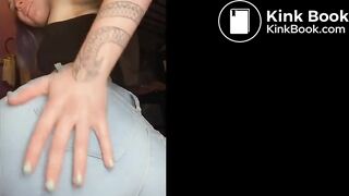 Girl fart and shit in a plate!!!