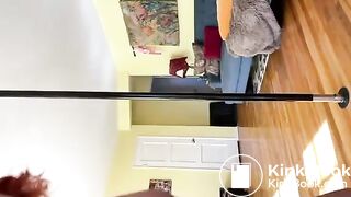 Stripper shitting from pole