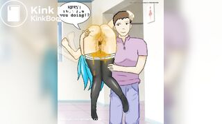 Shit !Girl on the shoulder (warning! SCAT)