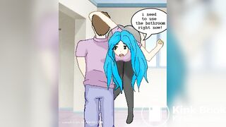 Shit !Girl on the shoulder (warning! SCAT)