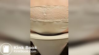 My teen girlfriend pooping her panties