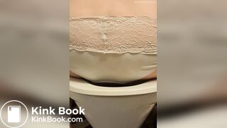 My teen girlfriend pooping her panties