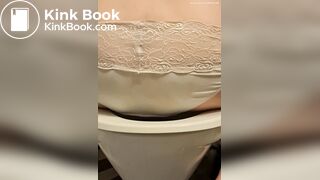 My teen girlfriend pooping her panties
