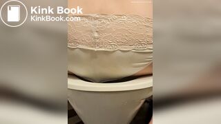 My teen girlfriend pooping her panties
