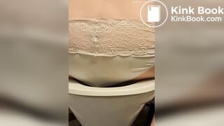 My teen girlfriend pooping her panties