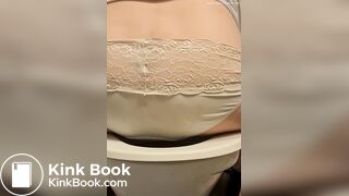 My teen girlfriend pooping her panties