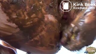 Betty's Chocolate Banana - scat masturbation