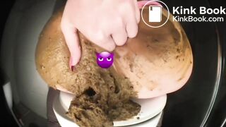 Big soft diarrhea girl and smear