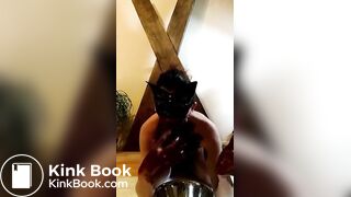 Sexy woman Smearing and eat