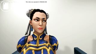 Chun Li and Juri Battle Shits