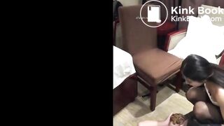 Chinese femdom scat 110 闻体味 吃黄金