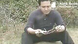 Diarrhea on newspaper (Old Clip)