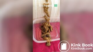 Containerised creamy shit