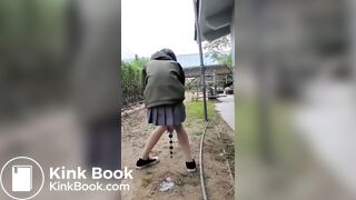 japanese girl anal milk