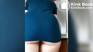 Soft shit stand up while washing dishes