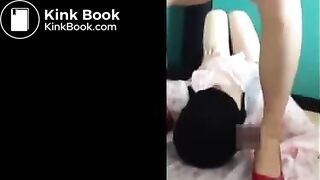 Chinese femdom toilet 10