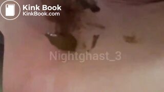 Thick creamy shit in a bowl