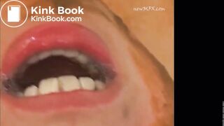 Girl pisses in her mouth