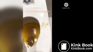 Nasty restroom mess