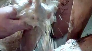 Puke on cock - Cum in Scatface