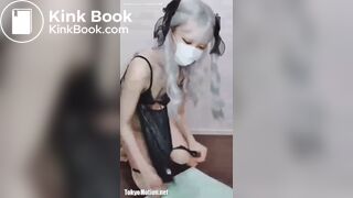 Cute cosplay Japanese huge shit