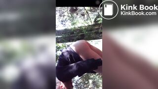 Pooping in the forest - video 4