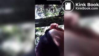 Pooping in the forest - video 4