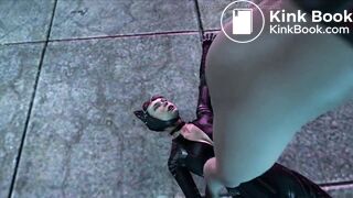 Harley humiliates Catwoman
