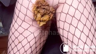 Pawgs huge fishnet shit