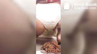 pantypoop with massive overflow