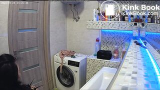 Woman pooping in Toilet 171