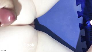 Wanking and cumming all over girlfriends emerging shit.