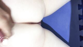 Wanking and cumming all over girlfriends emerging shit.