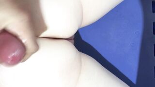 Wanking and cumming all over girlfriends emerging shit.