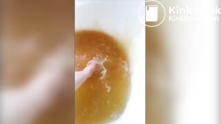 College student eats shit herself