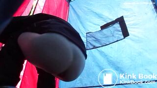 Tent toilet poop