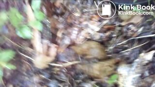 Fat poop in the woods